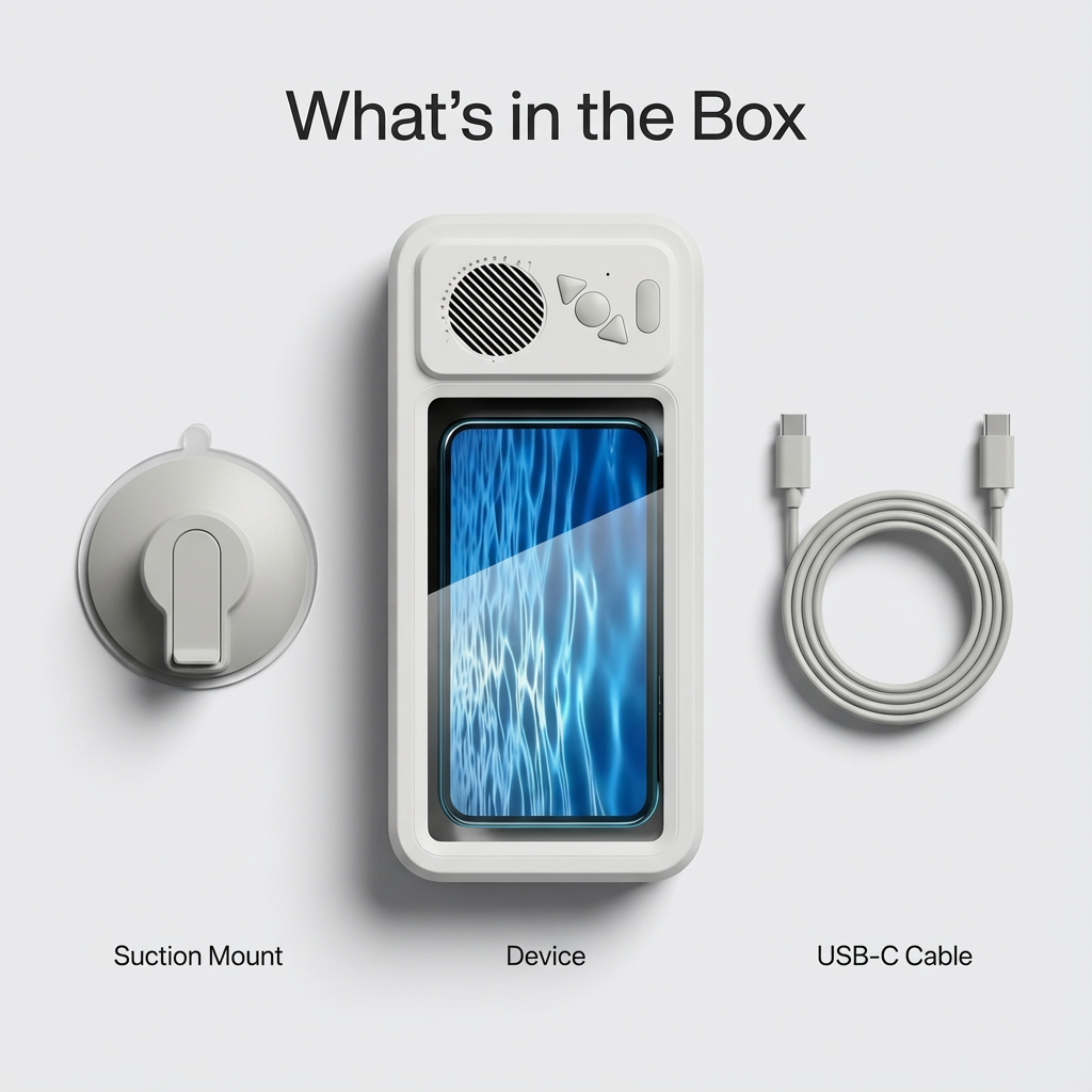 Waterproof Bluetooth-compatible Speaker For Shower